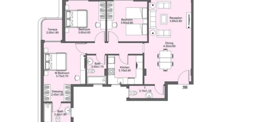 Apartment – New Cairo – DV64_NP